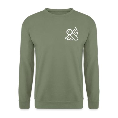 Microphone with Wings - White - Unisex Sweatshirt