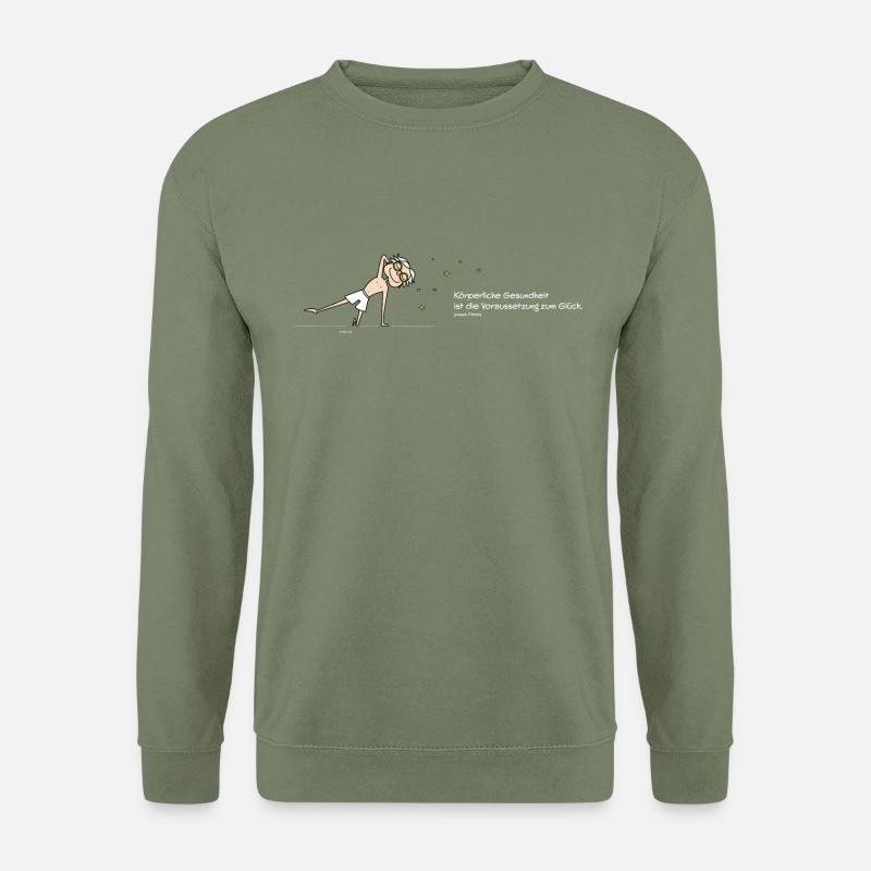 Körperliche Gesundheit - Unisex Pullover - Armeegrün