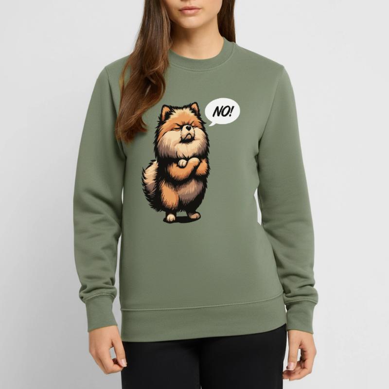 No Pomeranian Dwarf Spitz Dwarf Spitz Holder Spitz Unisex Sweatshirt