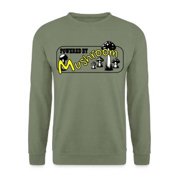 Le pouvoir des champignons - Sweat-shirt Unisexe - vert militaire - Devant - Alina (178cm) & Michal (187cm)
