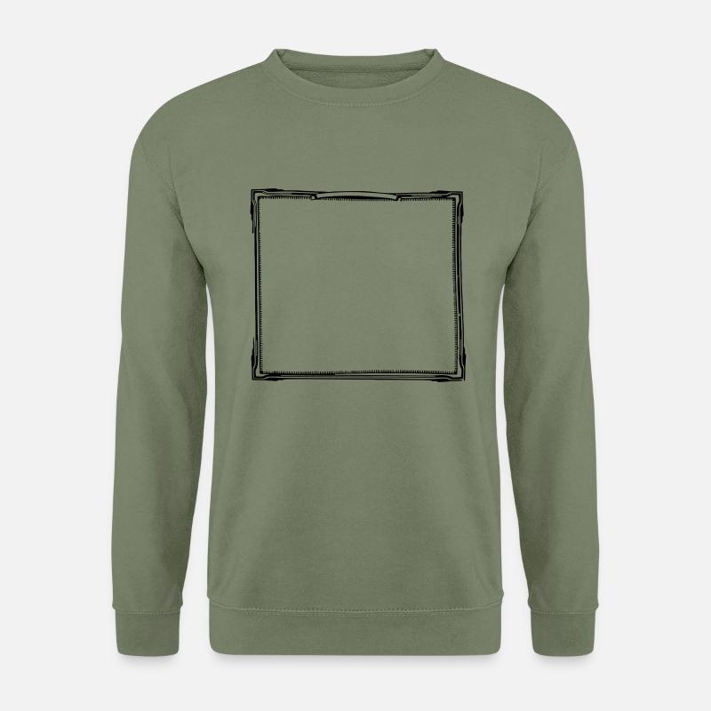 2577109 cadre - Sweat-shirt Unisexe - vert militaire