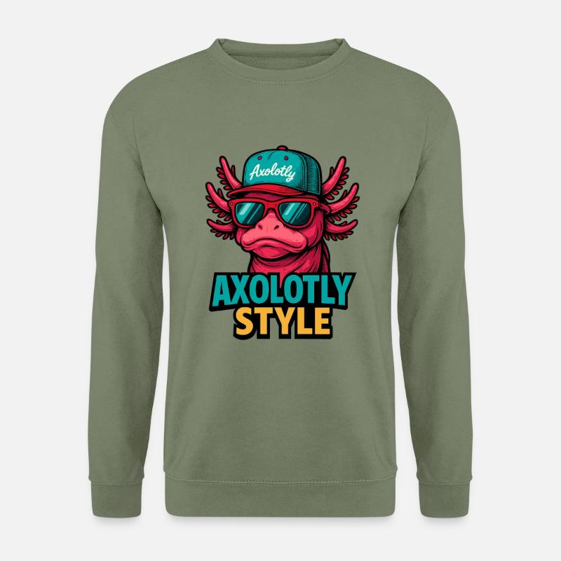 Axolotly Style - Unisex Pullover - Armeegrün