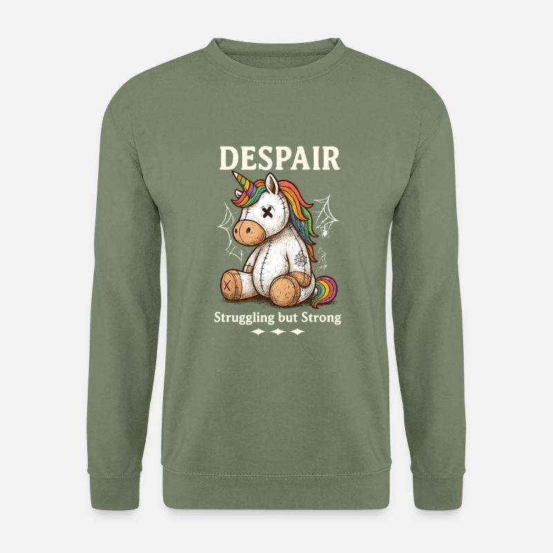 Despair - Unisex Pullover - Armeegrün