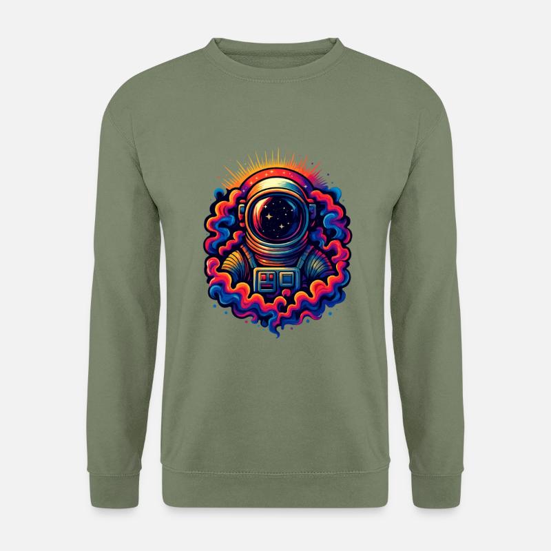 Kosmischer Trip - Unisex Pullover - Armeegrün
