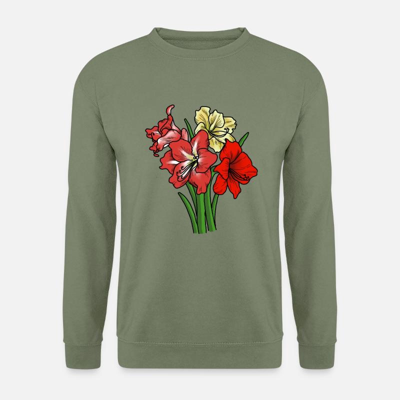 Amaryllis - Unisex Sweatshirt - army green
