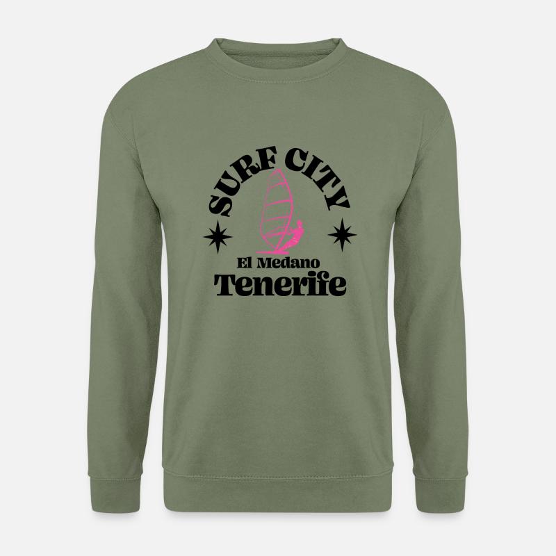 Surf City 2 - Unisex Pullover - Armeegrün