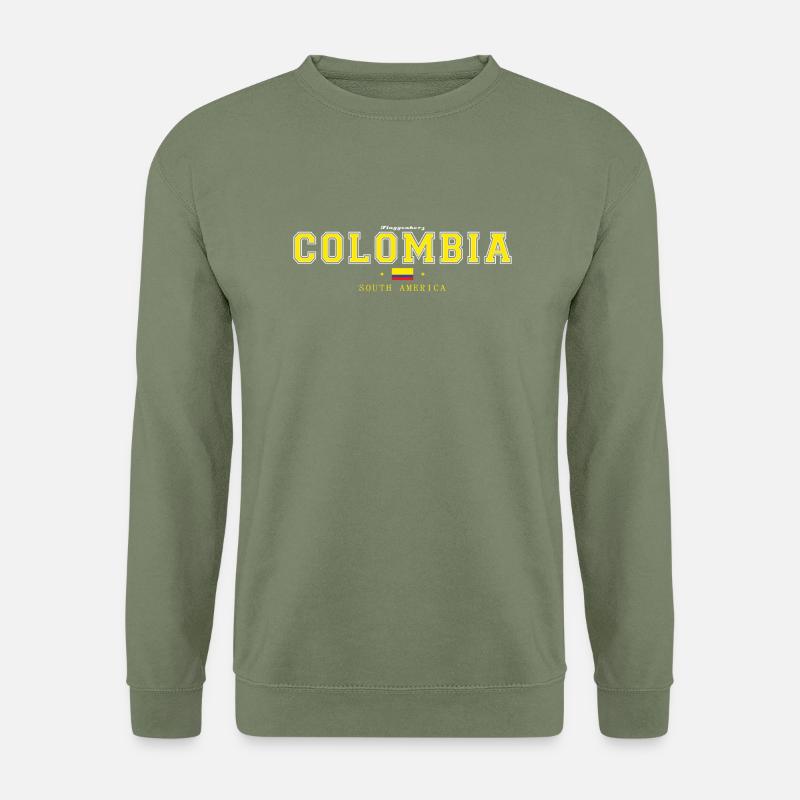 Colombia - Unisex Pullover - Armeegrün