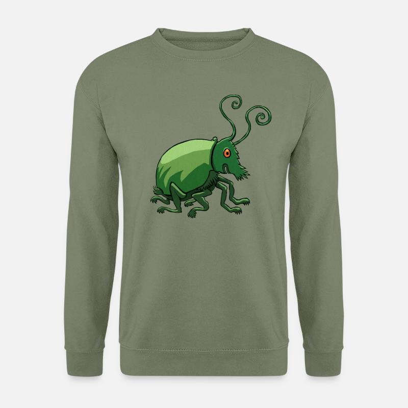 lustiger Kaefer - Unisex Pullover - Armeegrün