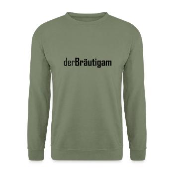 der bräutigam - Unisex Pullover - Armeegrün - Vorne - Alina (178cm) & Michal (187cm)