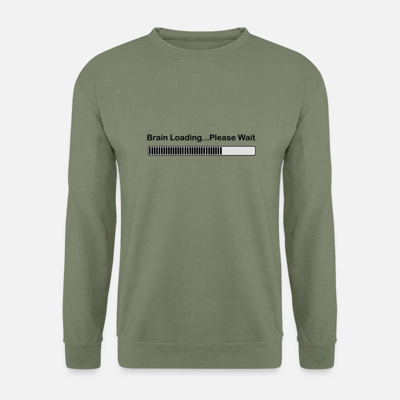 brainloading - Sweat-shirt Unisexe - vert militaire