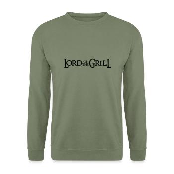 Lord of the grill - Unisex Sweatshirt - army green - Front - Alina (178cm) & Michal (187cm)