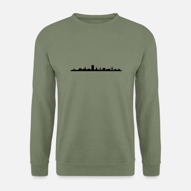 Skyline - Bochum - Unisex Pullover - Armeegrün
