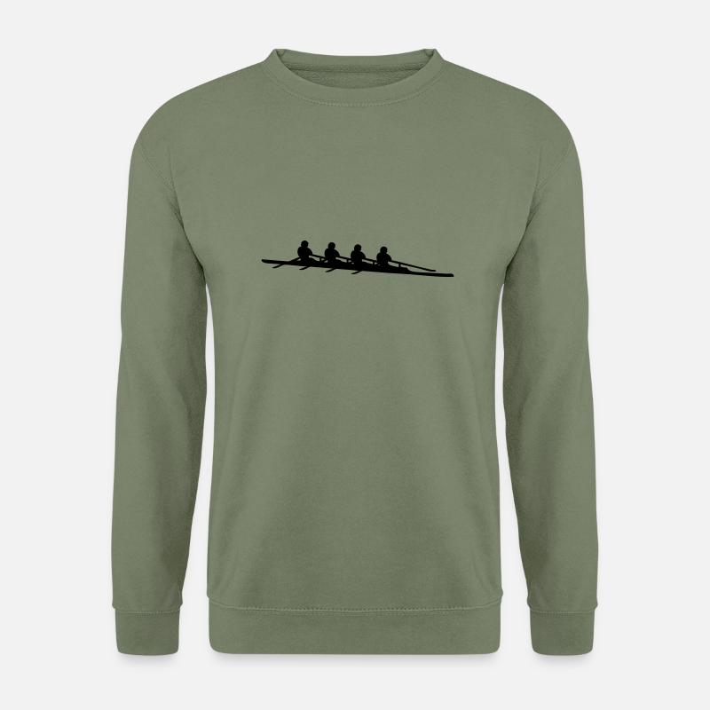 rowing boat 4 Quad scull - Unisex Sweatshirt - army green