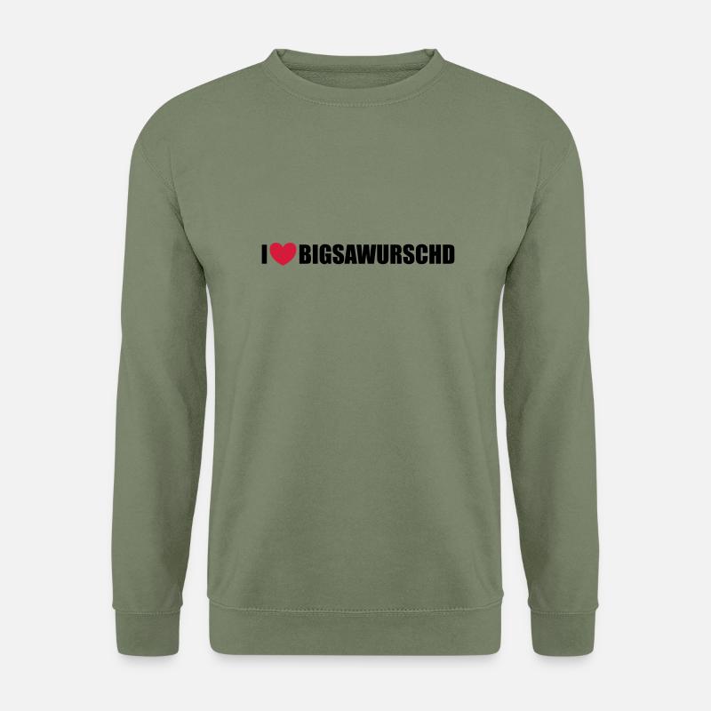 Bigsawurschd - Unisex Pullover - Armeegrün