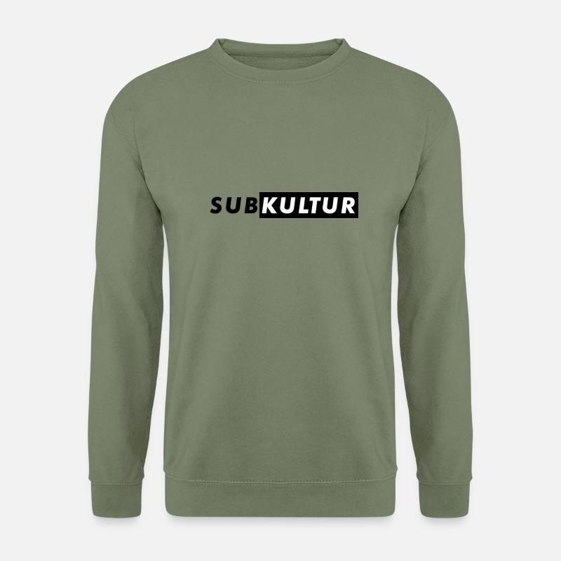 SUBKULTUR S/W - Unisex Pullover - Armeegrün