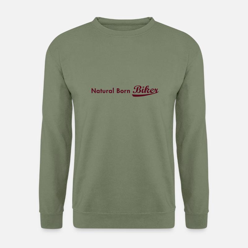 evolution_biker - Sweat-shirt Unisexe - vert militaire