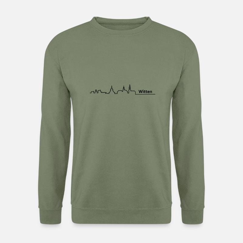 witten skyline - Unisex Sweatshirt - army green