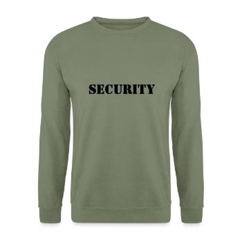 Security Design 5 - Unisex Pullover - Armeegrün - Vorne - Alina (178cm) & Michal (187cm)