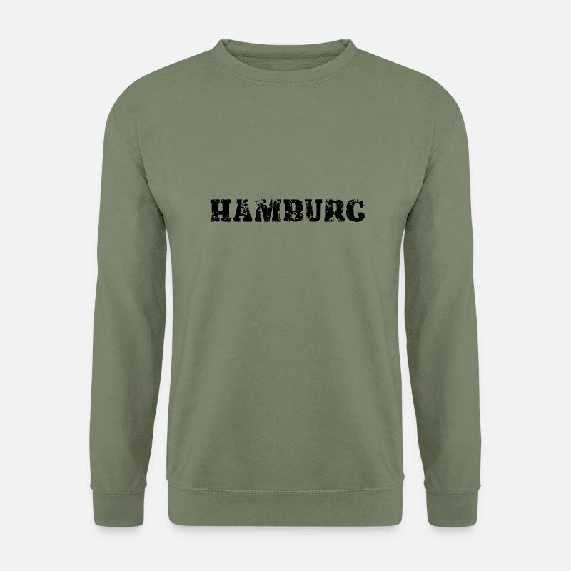hamburg - Sweat-shirt Unisexe - vert militaire