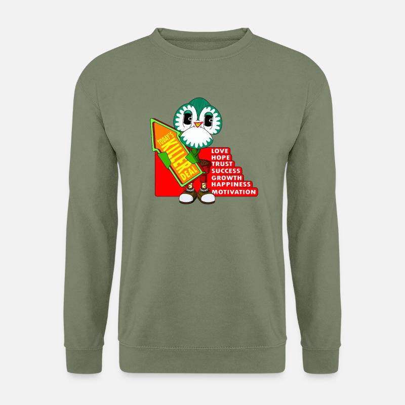 ZUFALL - Unisex Pullover - Armeegrün