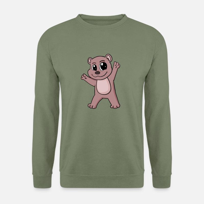 Bär - Unisex Pullover - Armeegrün