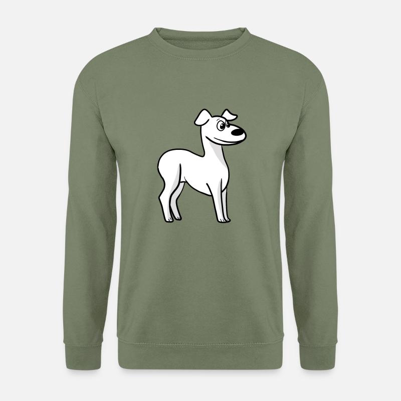 Whippet - Unisex Pullover - Armeegrün