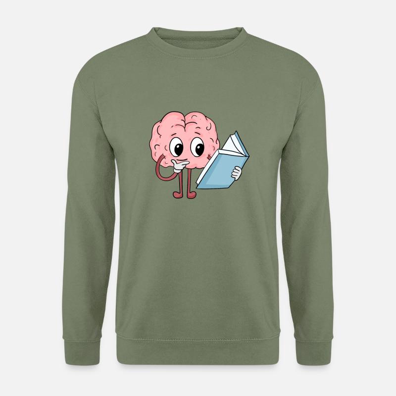 Brain reading - Unisex Sweatshirt - army green