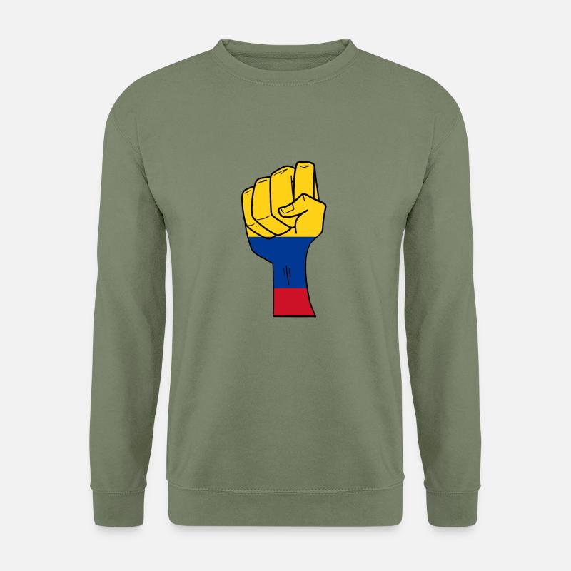 Kolumbien - Unisex Pullover - Armeegrün
