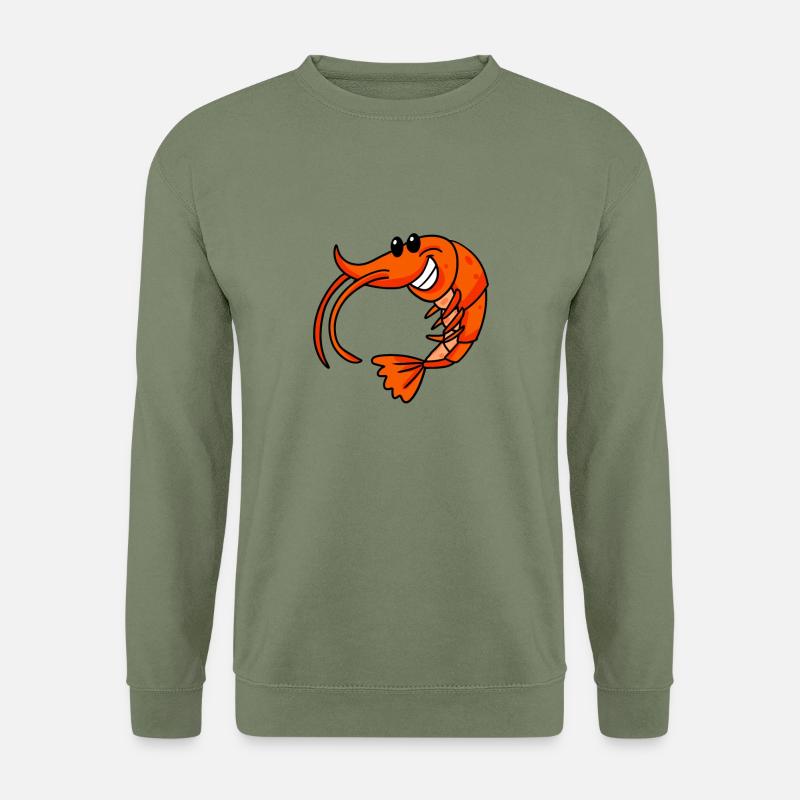 Garnele - Unisex Pullover - Armeegrün