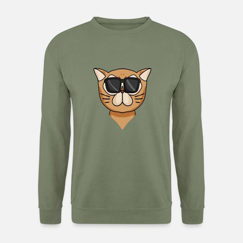 Cool Persian Cat Cat Cat - Unisex Sweatshirt - army green