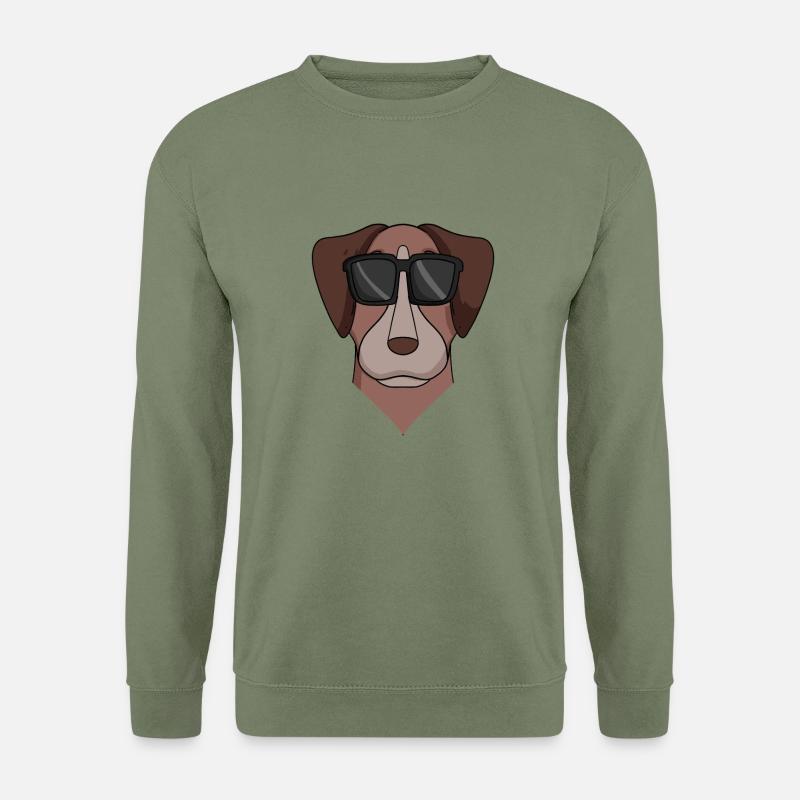 Pointer Hund Hunderasse - Unisex Pullover - Armeegrün