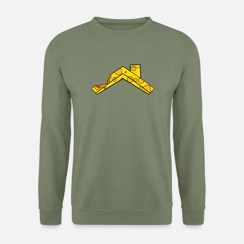 Käse Dach - Unisex Pullover - Armeegrün