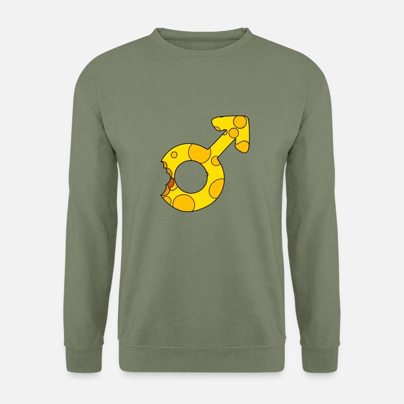 Männliches Geschlecht - Marssymbol - Unisex Pullover - Armeegrün