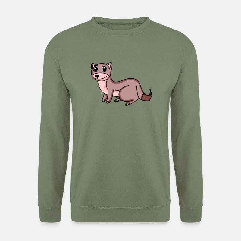 Wiesel Marder - Unisex Pullover - Armeegrün