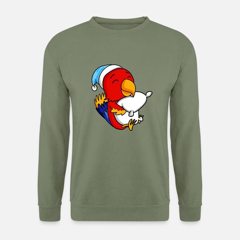 Papagei Baby - Unisex Pullover - Armeegrün