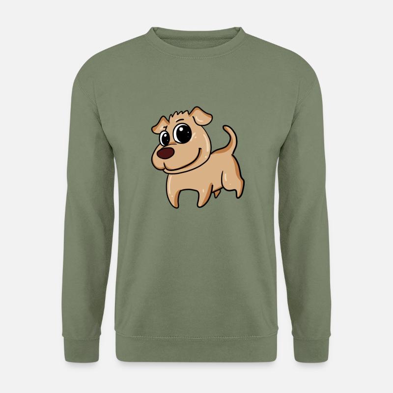 Niedlicher Hund - Unisex Pullover - Armeegrün