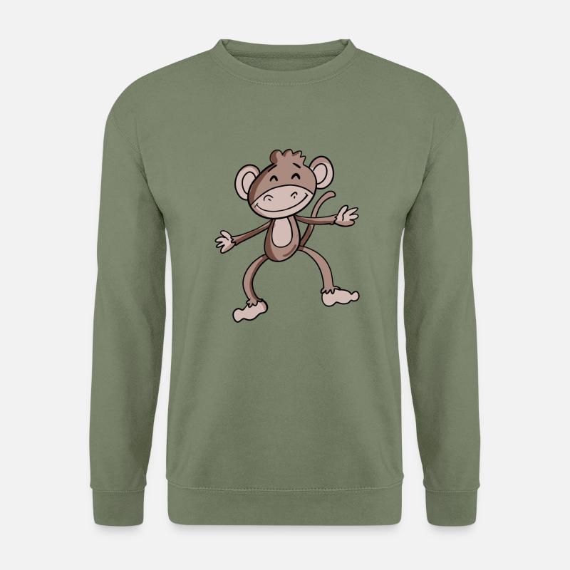Cute monkey - Unisex Sweatshirt - army green