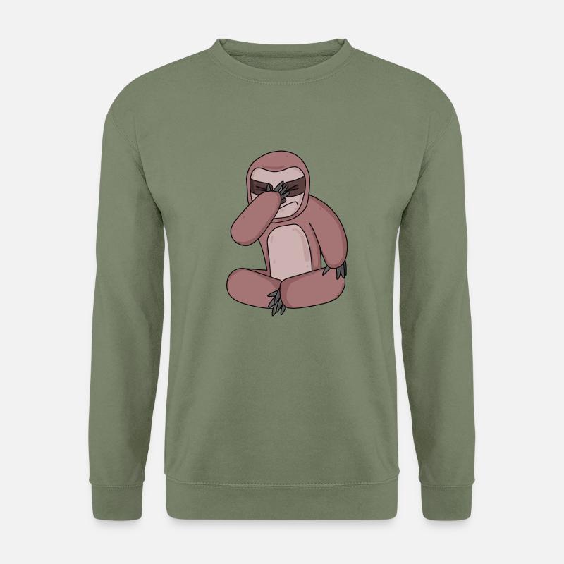 Faultier lustig - Unisex Pullover - Armeegrün