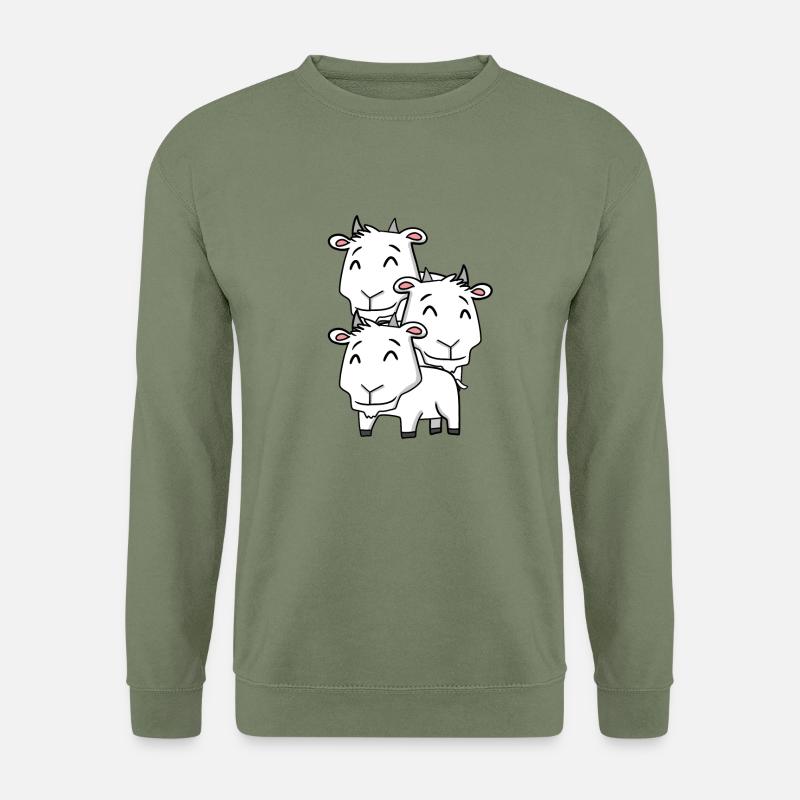 Cute Goats - Goat - Unisex Sweatshirt - army green