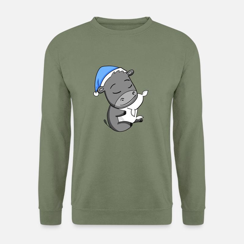Esel - Unisex Pullover - Armeegrün