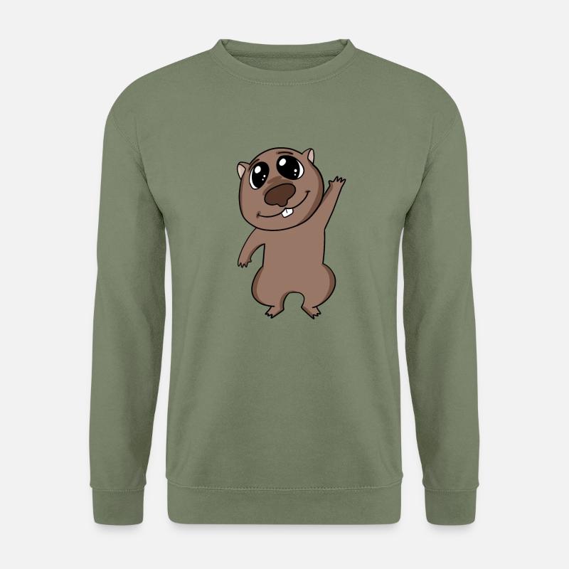 Wombat Wombats - Unisex Pullover - Armeegrün