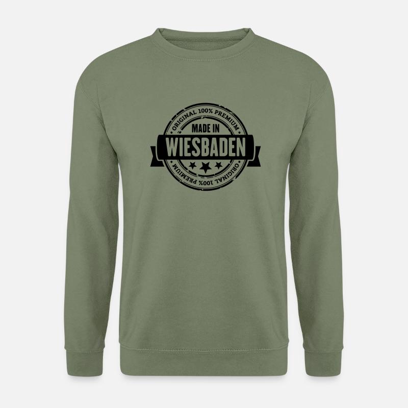Made in Wiesbaden - Unisex Pullover - Armeegrün