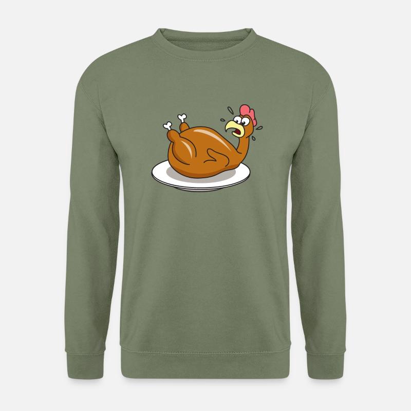 Chicken Roast Baking - Unisex Sweatshirt - army green