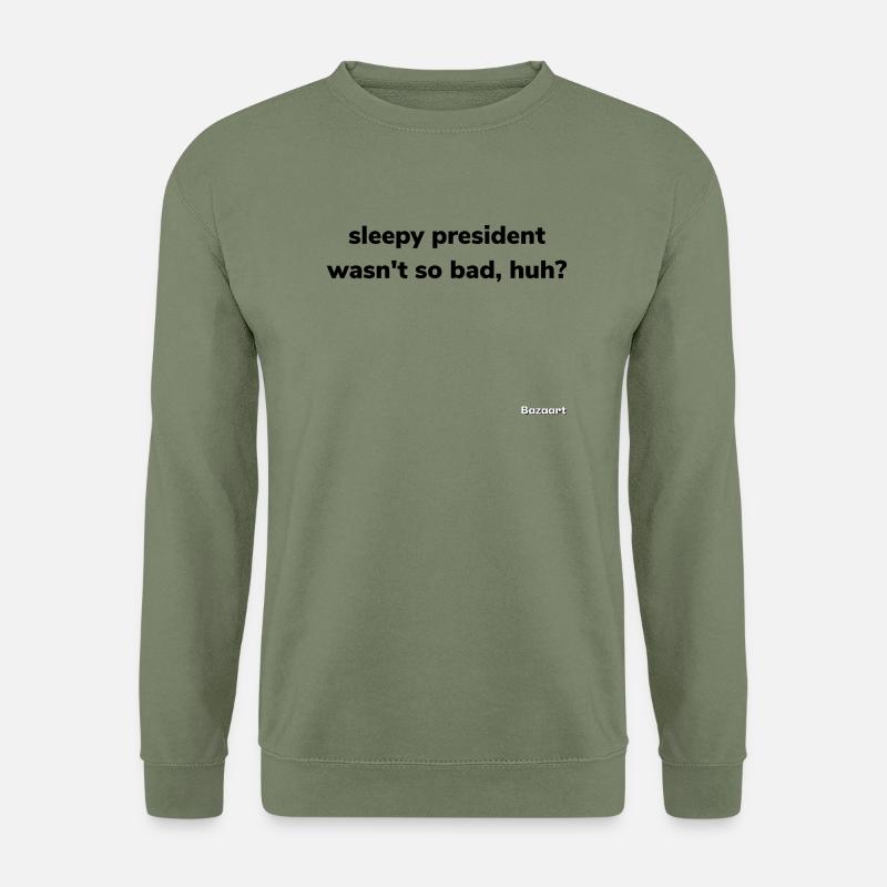 Schläfriges Schwarz 843 - Unisex Pullover - Armeegrün