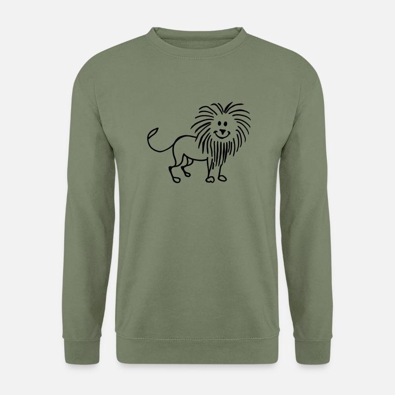 Löwe - Unisex Sweatshirt - army green