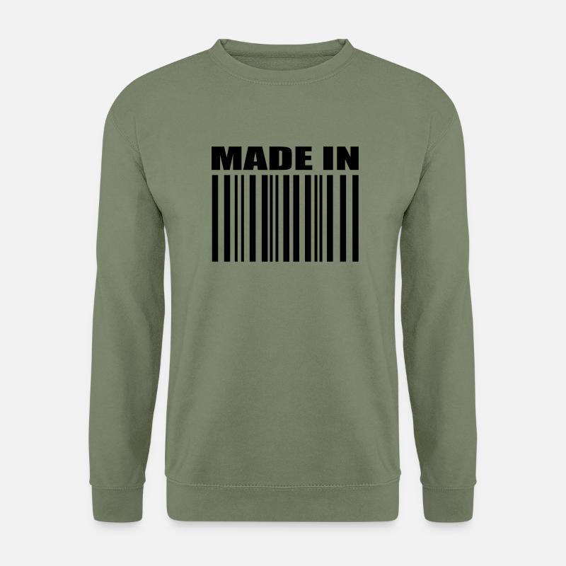 Barcode - Unisex Pullover - Armeegrün