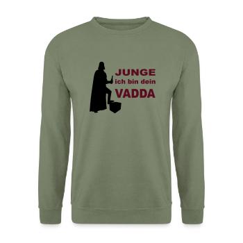 Ich bin dein Vater - Unisex Pullover - Armeegrün - Vorne - Alina (178cm) & Michal (187cm)
