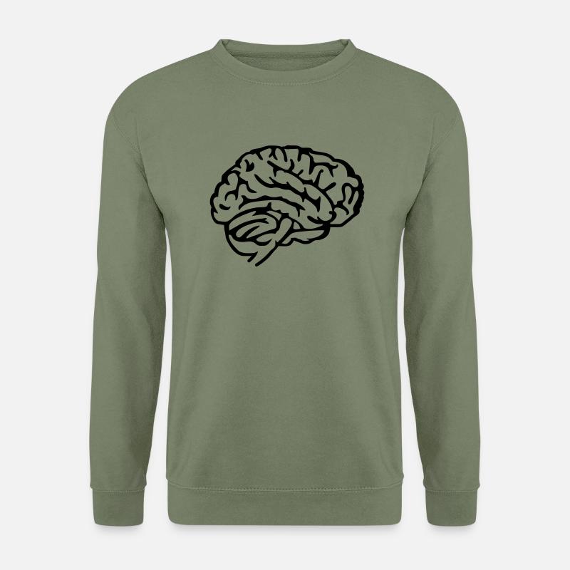 Brain - Unisex Sweatshirt - army green