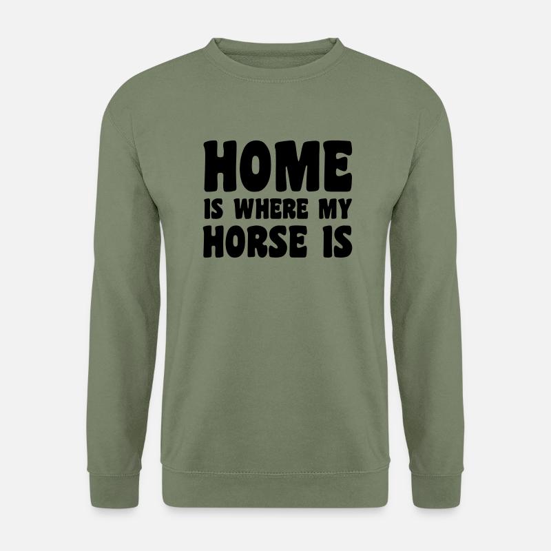 Horse - Unisex Pullover - Armeegrün