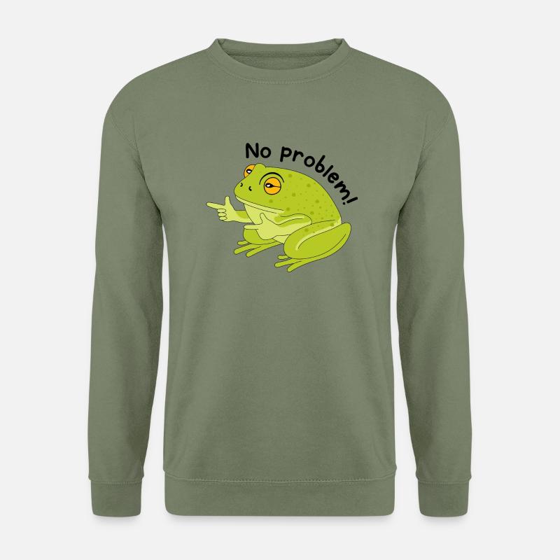 Frog no problem - Unisex Sweatshirt - army green